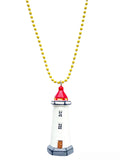 GLOW IN THE DARK LIGHTHOUSE NECKLACE