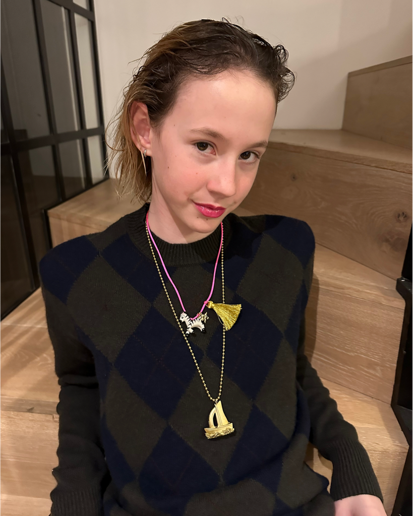ZOE THE ZEBRA NECKLACE – Gunner and Lux