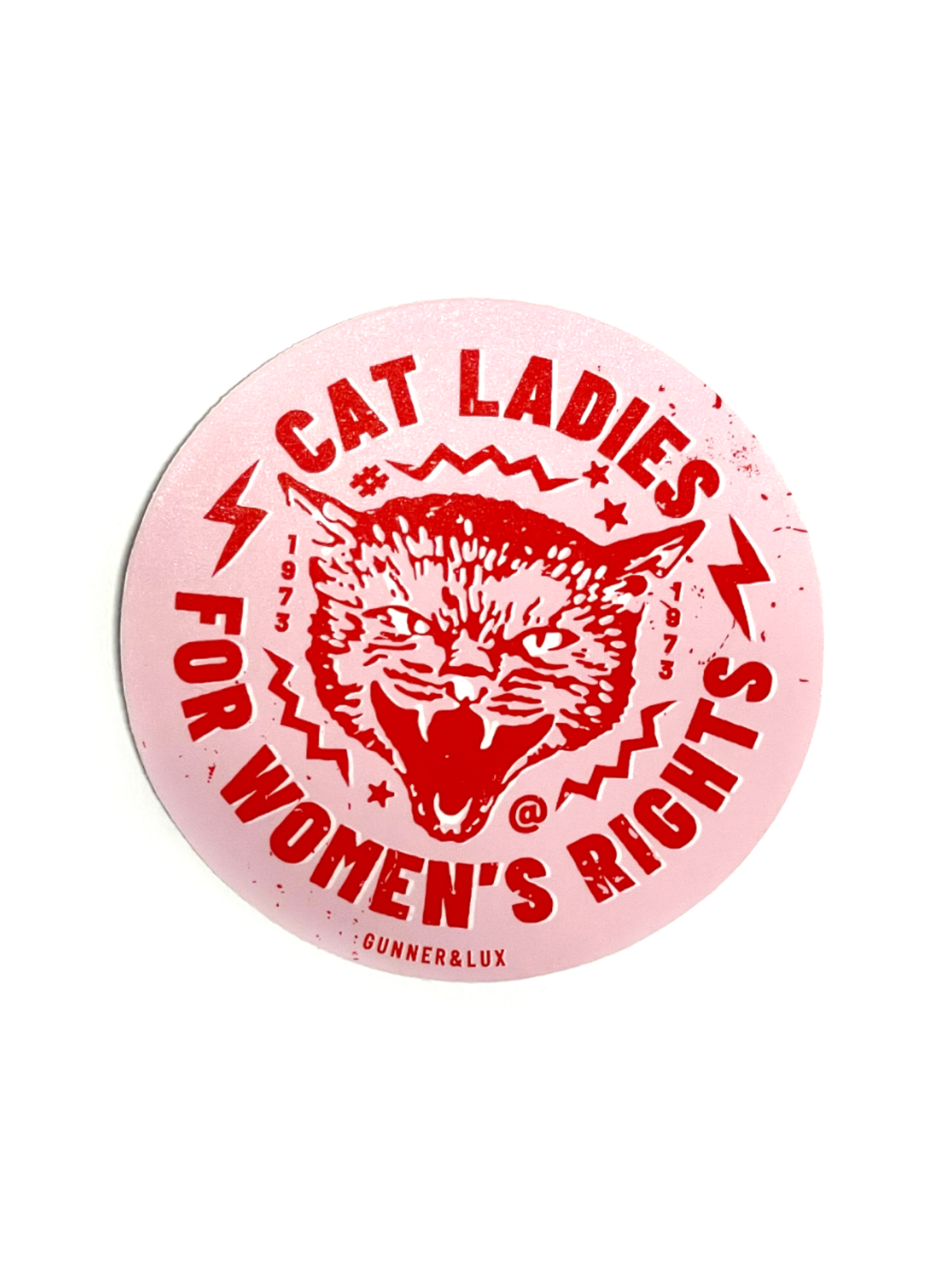 CAT LADIES FOR WOMEN'S RIGHTS 3 PACK STICKERS – Gunner and Lux