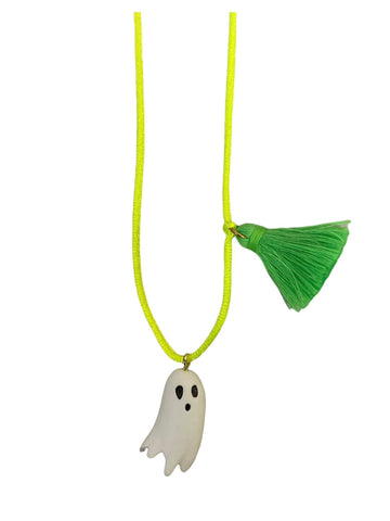 GLOW IN THE DARK GHOST NECKLACE